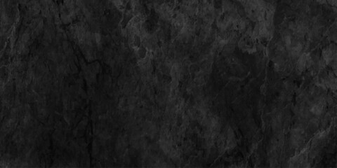 Abstract grunge old stained Dark grey textured concrete black wall background,  dirty dark raw cement wall texture and background, wide panorama picture black wall texture.