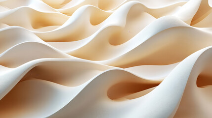 Obraz premium Abstract wavy, flowing, light beige texture