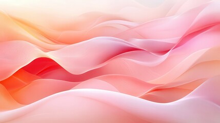 Soft, flowing, pastel colors