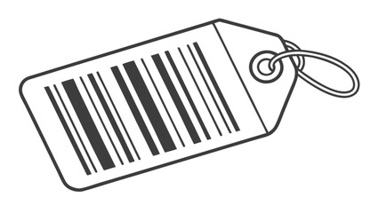 Find product price with barcode scanner vector illustration for retail and inventory management system