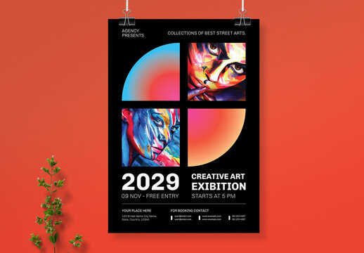 Creative Art Festival Poster Template