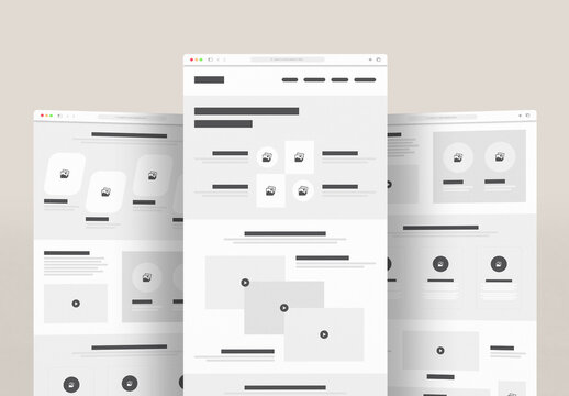 Wireframe Template Layout