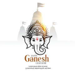 Ganesh Chaturthi  banner for social media 