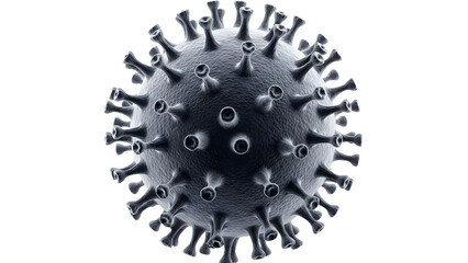 Coronavirus covid pandemic virus health disease medical research science outbreak illustration render  100 on transparent background
