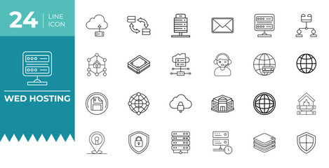 Web Hosting and Server Icon Set
Hosting Services Icon Pack.