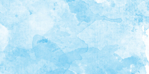 abstract white and blue watercolor paper texture illustration for grunge design, abstract hand paint square stain backdrop, blue splash of paint watercolor on paper, Colorful gradient ink colors.