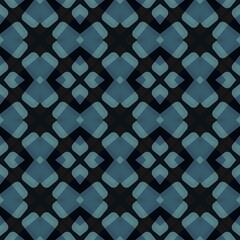 Seamless retro geometric pattern for vintage floral art