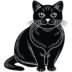 British Shorthair Silhouette