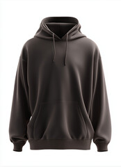 A yellow hoodie with no drawstrings, presented on an all-white background, suitable for adding text or graphics to the front and back of your design.