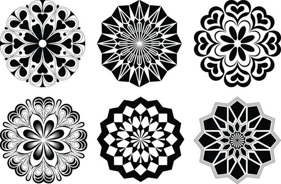 "Butterfly Mandala and Geometric Pattern Collection"