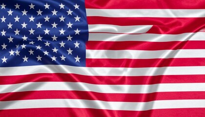 american flag on a blue background