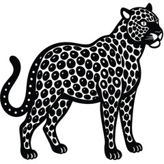Fototapeta premium Jaguar Silhouette