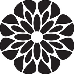 Abstract Organic Mandala Circle Design" vector bundle