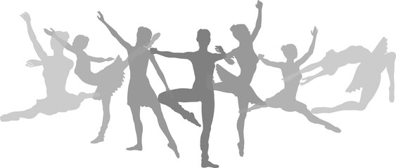 Ballet Dancer Silhouette Dancers Poses Silhouettes © Christos Georghiou