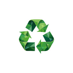 Eco-friendly lifestyle illustration showing people recycling waste, using green bins, and promoting environmental sustainability through proper garbage disposal