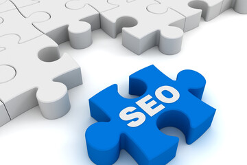 SEO, search engine optimization word cloud Organic Growth Concept