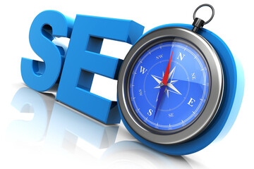 Seo search engine optimization organic search and link building idea Digital SEO Concept