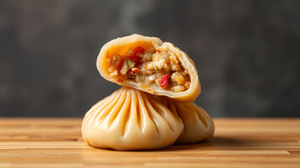 raw traditional Chinese Yau Kok Zai or sweet dumpling