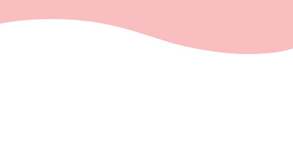 Minimalist vector art with a pink wave shape against a white background. Clean, simple design element.
