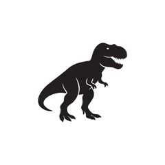 Tyrannosaurus rex dinosaur vector illustration