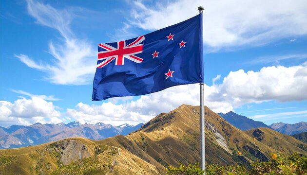 new zealand flag - Powered by Adobe