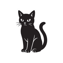 Obraz premium vector illustration of a cat