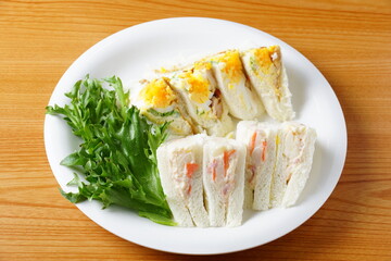 玉子サンド　ポテトサンド