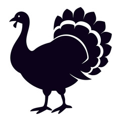 Turkey Silhouette Cutout