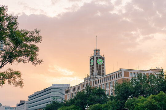 Beijing, China - may 16, 2025 Beijing Telegraph Building Dianbao Dalou