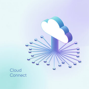 cloud computing concept vector illustration