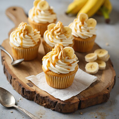 Banana cupcake