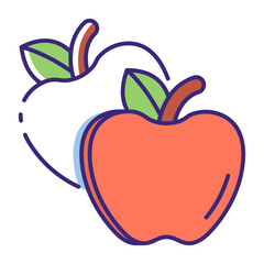 This Apple icon is suitable for Fall Season, etc.