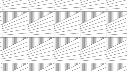 Abstract gray pattern geometric vector seamless ornamental and swatches oriental line texture outline white background