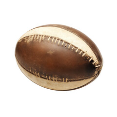 Rugby ball isolated on white background