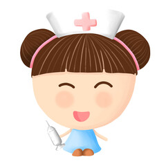 young girl nurse