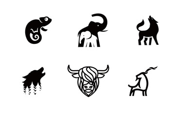 Collection of Animal Icon Designs