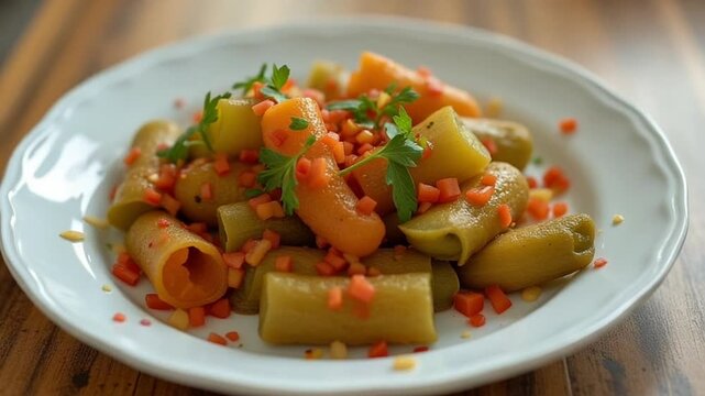  Kool-Aid Pickles served authentically on a plate
