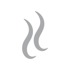 smoke  logo icon illustration flat