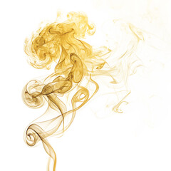 smoke on a white background