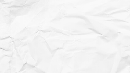 White crumpled paper texture background with subtle soft folds and creases, clean blank surface for design, mockup, or overlay.