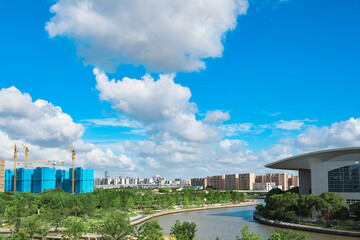 modern city landscape