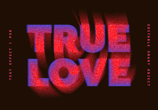 Grainy Dissolving Text Effect