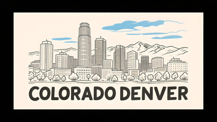 Naklejka premium new york city skyline