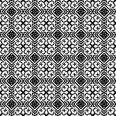 Bold intricate black and white pattern creates a stylish modern background ideal for design projects