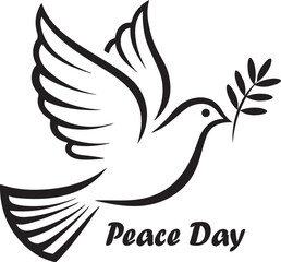 Fototapeta premium International Peace Day Illustration Design
