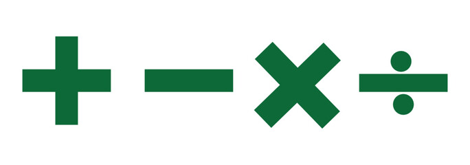 Obraz premium add and remove button icons isolated. Set of plus and minus symbols