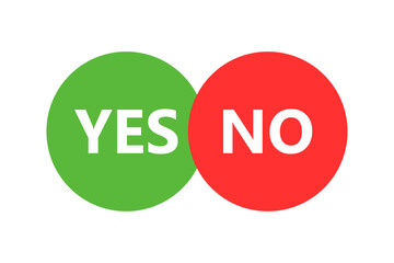 YES and NO icon, YES and NO buttons, YES and NO buttons symbol, YES and NO sign, like and dislike buttons, like and dislike sign, like and dislike symbol