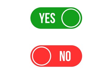 YES and NO icon, YES and NO buttons, YES and NO buttons symbol, YES and NO sign, like and dislike buttons, like and dislike sign, like and dislike symbol