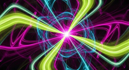 Abstract Light Explosion