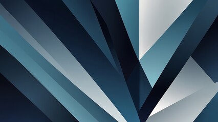 Abstract geometric shard pattern in shades of blue and grey background
